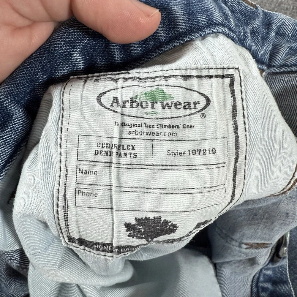 Vintage Arborwear Jeans Mens 42x32 (Fits 40x32) Cedarflex Denim 90s‎ Workwear